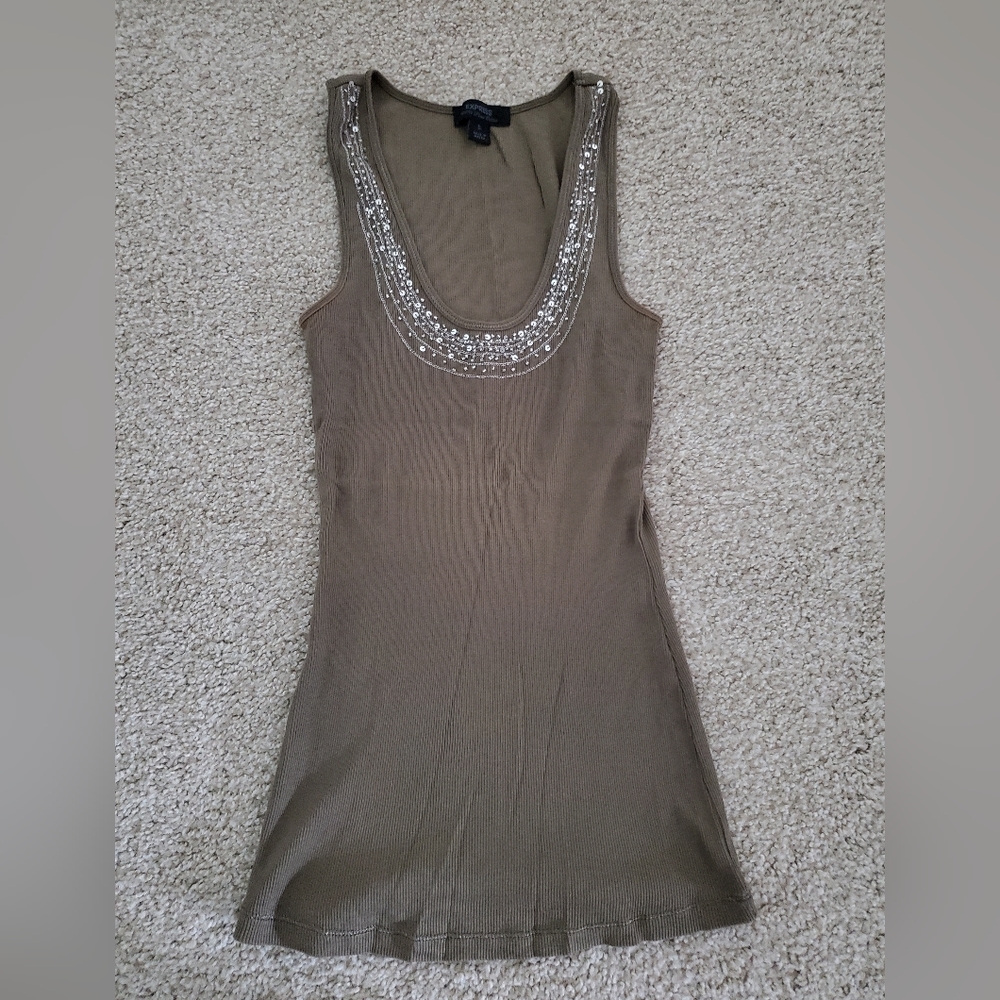 Vintage Express Olive Tank‎ (S)